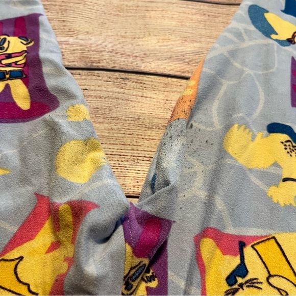 Animals on Pool Rafts, Cats, Dogs, Super Soft & Comfy LulaRoe TC 2 Leggings - Picture 9 of 9